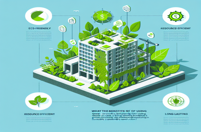 Jakie są korzyści z zastosowania zielonego betonu w budownictwie zrównoważonym